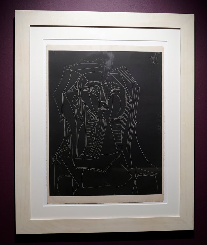 Imagen secundaria 2 - Cuando Picasso conoció a Françoise: exponen en Málaga sus grabados inspirados en la única mujer que lo dejó
